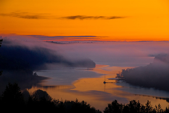 Sunrise At Schramper's Bluff