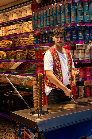 Ice Cream Vendor, Istanbul