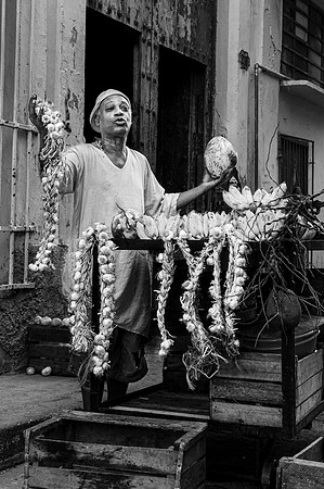 The Onion Seller, Havana, Cuba