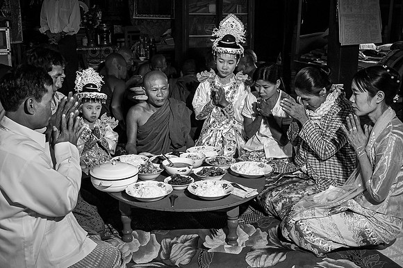 Novitiation Dinner, Myanmar