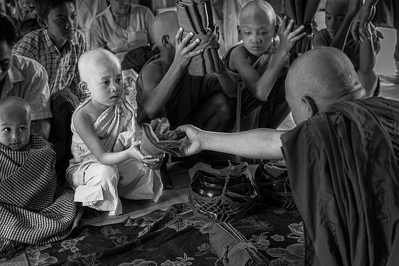 Young Monk's First Robe, Myanmar