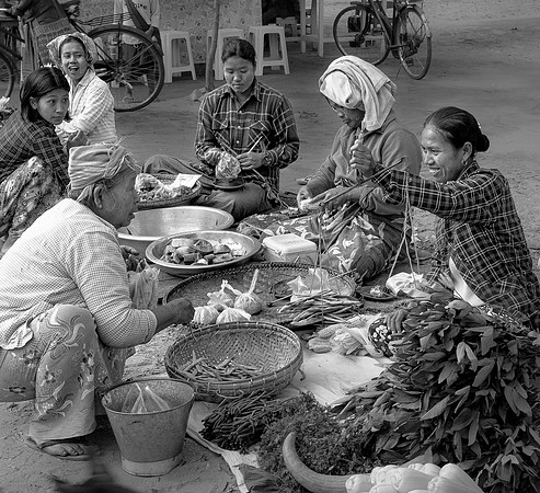 Preparing the Monk's Dinner, Myanmar