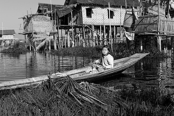 Stilt Village, Transport, Myanmar
