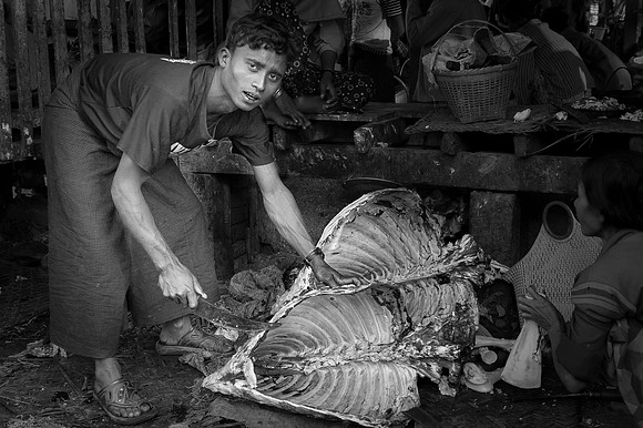 The MArket Butcher, Myanmar