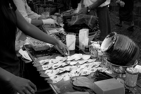 Betel Nut Preparation, Myanmar