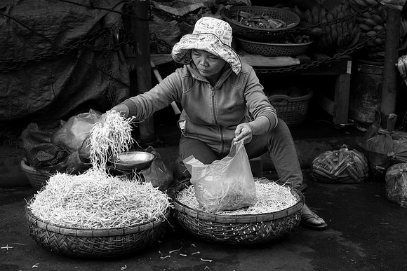 Preparing Rice Noodles, Vietnam