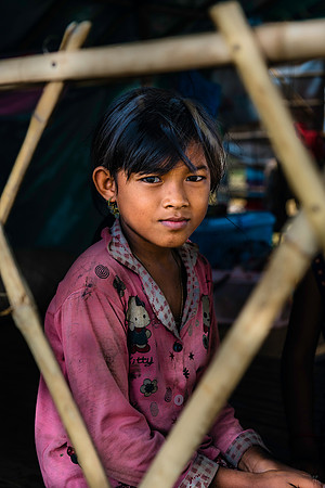 "Girl in the Window", Siem Reap, Vietnam
