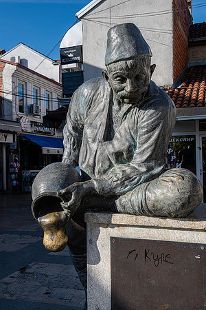 The Water Bearer, Old Bazaar, Prelip, Macedonia