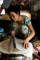 Preparing Rice Wrapper - Mekong