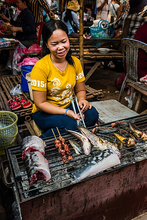 Cambodia Fish Market