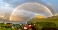 Double Rainbow, Gjogv, Faroe Islands