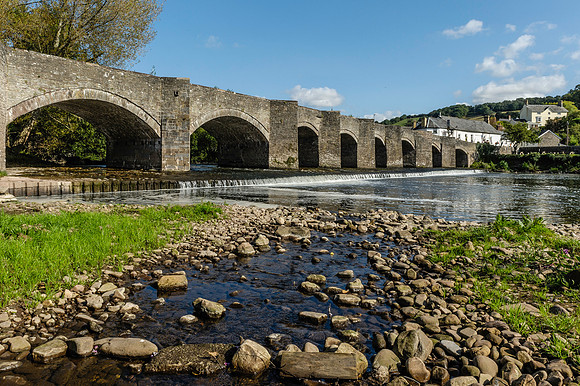 River Usk, Crickhowell, Wales