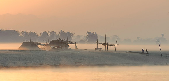 Kaladan River, Rakhine State, Myanmar
