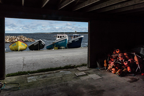 Boat and Buoys, Newfoundland