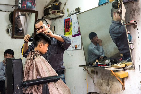 The Haircut, Dong Sang, Hanoi, Vietnam
