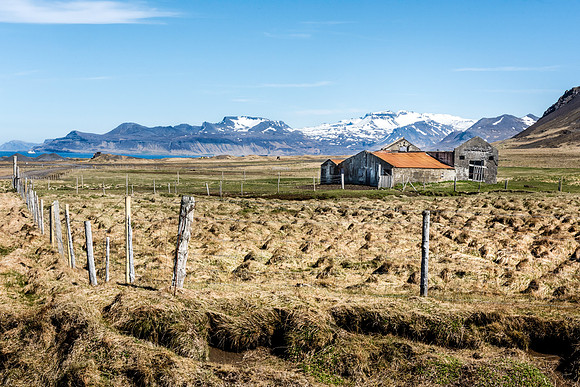 Pastoral near Rif Beach, Snaefellsnes Peninsula, Iceland
