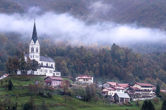 Morning Mist, Dreznica, Slovenia