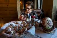 Decorating Eggs, Romania