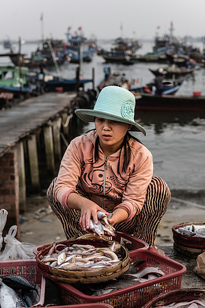 "The Fish Monger", Hoi An, Vietnam