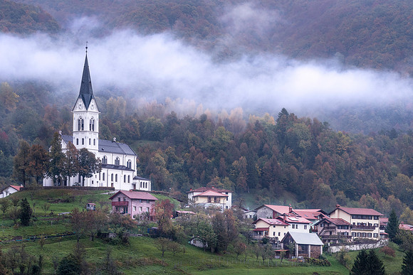 Morning Mist, Dreznica, Slovenia