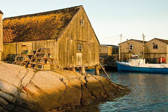 Peggy's Cove at Sunset