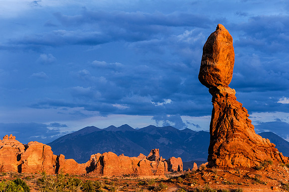Sunset At Balanced Rock