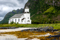 Gimsoy Kirke, Lofoten, Norway