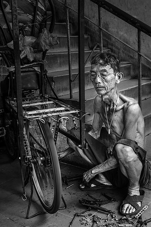 "Bicycle Man", Saigon, Vietnam