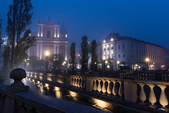 "Foggy Morning", Llubljana, Slovenia