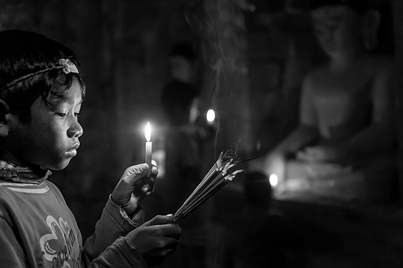 "Her Light", Mrauk U, Myanmar
