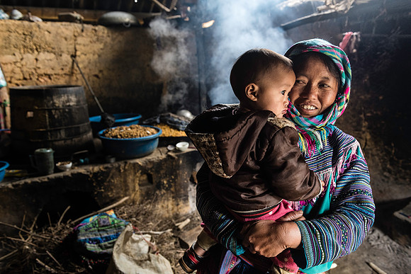 "In the Home", Loa Cai Province, Vietnem