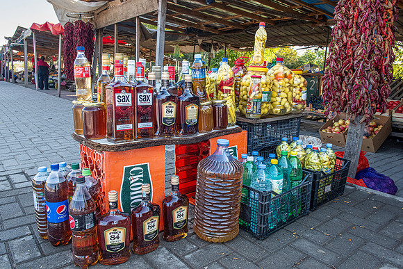 Market Stall, Rosoman, Macedonia