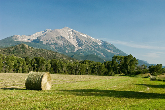 Haystack and Mountain